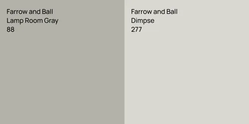 88 Lamp Room Gray vs 277 Dimpse