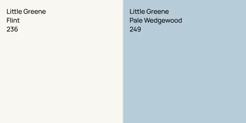 236 Flint vs 249 Pale Wedgewood