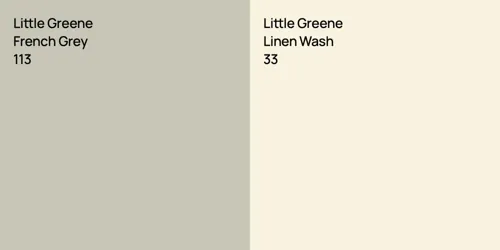 113 French Grey vs 33 Linen Wash
