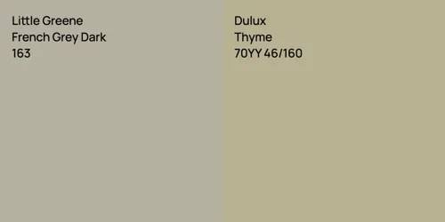 163 French Grey Dark vs 70YY 46/160 Thyme
