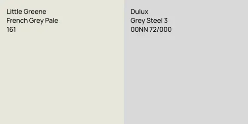 161 French Grey Pale vs 00NN 72/000 Grey Steel 3