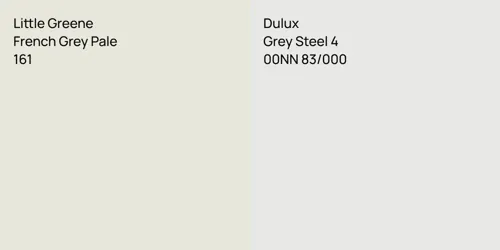 161 French Grey Pale vs 00NN 83/000 Grey Steel 4