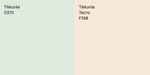 G370  vs F398 Тесто