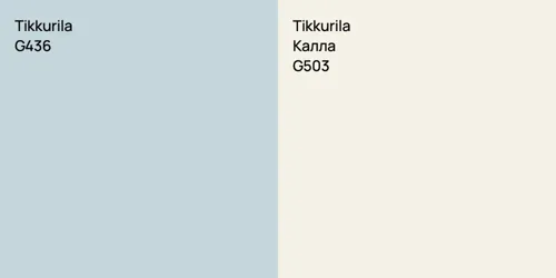 G436 null vs G503 Калла