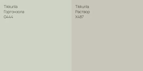G444 Горгонзола vs X487 Раствор