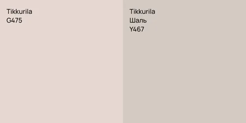 G475 null vs Y467 Шаль