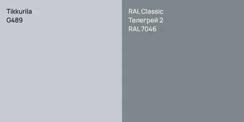 G489  vs RAL 7046 Телегрей 2