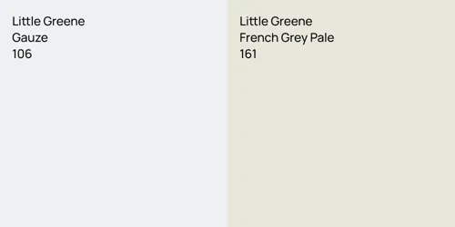106 Gauze vs 161 French Grey Pale