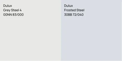 00NN 83/000 Grey Steel 4 vs 30BB 72/040 Frosted Steel