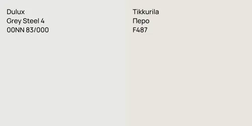 00NN 83/000 Grey Steel 4 vs F487 Перо