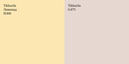 H300 Лимонад vs G475 null
