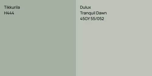 H444 null vs 45GY 55/052 Tranquil Dawn
