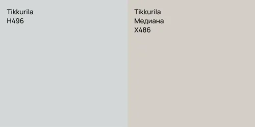 H496 null vs X486 Медиана