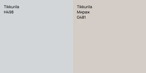 H498  vs G481 Мираж