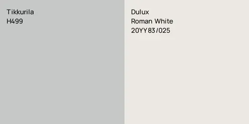 H499  vs 20YY 83/025 Roman White