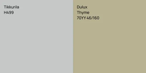 H499  vs 70YY 46/160 Thyme