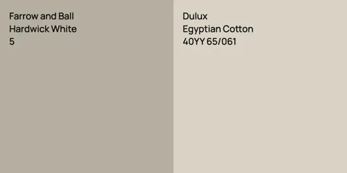 5 Hardwick White vs 40YY 65/061 Egyptian Cotton