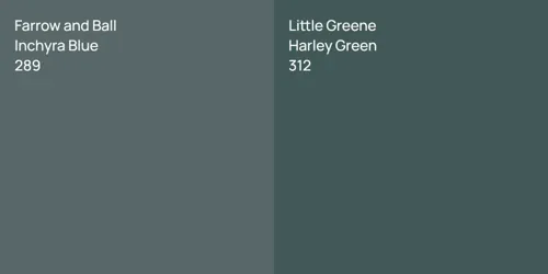 289 Inchyra Blue vs 312 Harley Green