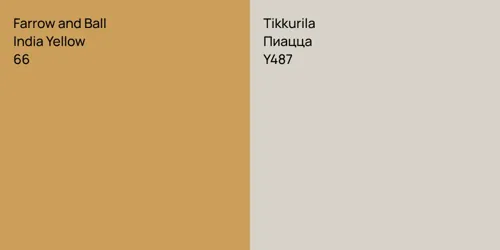 66 India Yellow vs Y487 Пиацца