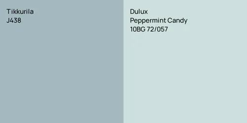 J438  vs 10BG 72/057 Peppermint Candy