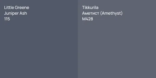 115 Juniper Ash vs M428 Аметист (Amethyst)