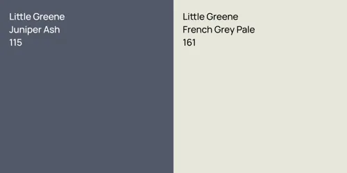 115 Juniper Ash vs 161 French Grey Pale