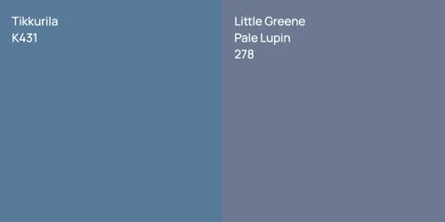 K431 null vs 278 Pale Lupin