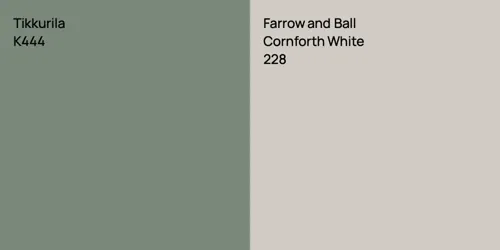 K444  vs 228 Cornforth White