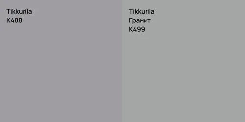 K488  vs K499 Гранит