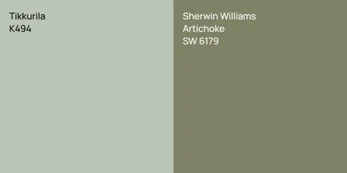 K494  vs SW 6179 Artichoke