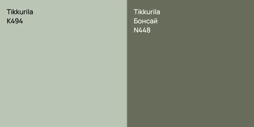 K494  vs N448 Бонсай