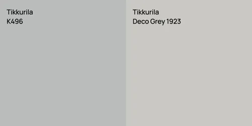 K496  vs Deco Grey 1923 null