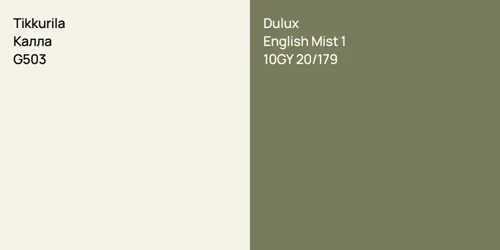 G503 Калла vs 10GY 20/179 English Mist 1