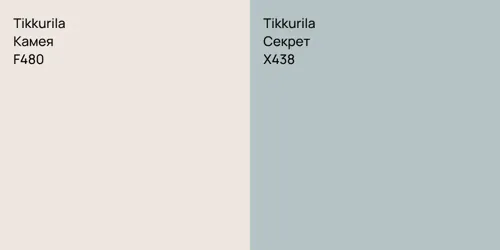 F480 Камея vs X438 Секрет
