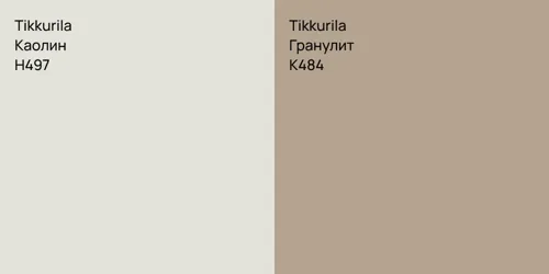 H497 Каолин vs K484 Гранулит