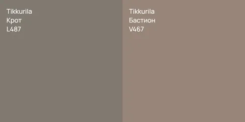 L487 Крот vs V467 Бастион