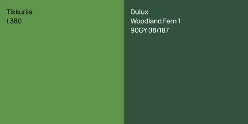 L380  vs 90GY 08/187 Woodland Fern 1