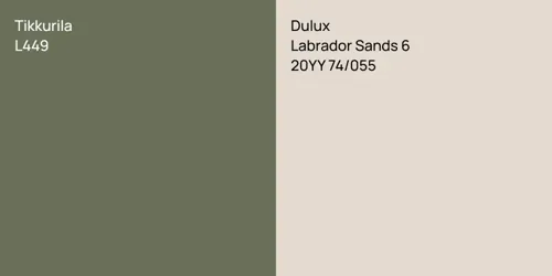 L449  vs 20YY 74/055 Labrador Sands 6