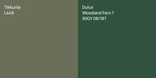 L449  vs 90GY 08/187 Woodland Fern 1