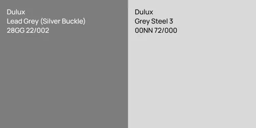 28GG 22/002 Lead Grey (Silver Buckle) vs 00NN 72/000 Grey Steel 3