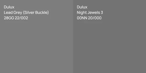 28GG 22/002 Lead Grey (Silver Buckle) vs 00NN 20/000 Night Jewels 3