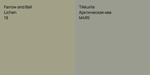 19 Lichen vs M495 Арктическая ива