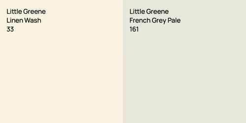 33 Linen Wash vs 161 French Grey Pale