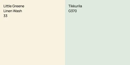 33 Linen Wash vs G370 