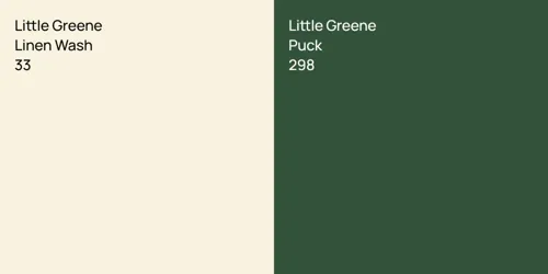 33 Linen Wash vs 298 Puck