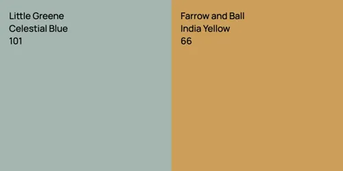 101 Celestial Blue vs 66 India Yellow