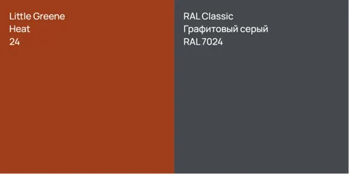 24 Heat vs RAL 7024 Графитовый серый