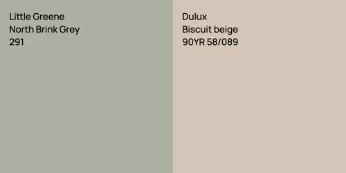 291 North Brink Grey vs 90YR 58/089 Biscuit beige