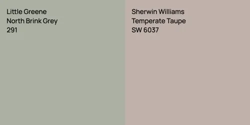291 North Brink Grey vs SW 6037 Temperate Taupe