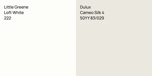 222 Loft White vs 50YY 83/029 Cameo Silk 4